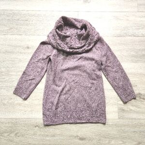 New York & Company Burgundy Cowl Neck Shirt Womens Xs Sweater ¾ Sleeves Top